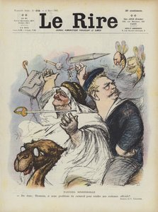 Ministeriel fantasi. Illustration til Le Rire af Charles Leandre