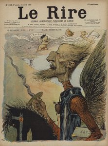 Paul Deroulede, Illustration for Le Rire af Charles Leandre