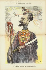Paul Doumer, fransk politiker, illustration for Le Rire