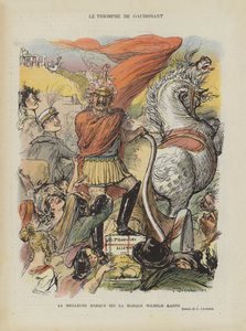 Satire over den marokkanske krise i 1905. Illustration til Le Rire
