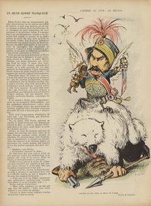 Satire over den russisk-japanske krig. Illustration til Le Rire