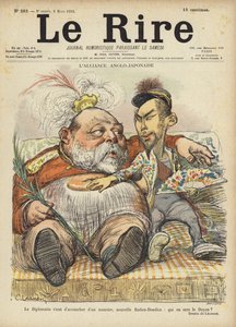Den anglo-japanske alliance, illustration til Le Rire