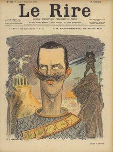 Victor Emmanuel III, konge af Italien, Illustration til Le Rire