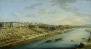 Passy og Chaillot set fra Grenelle, ca. 1743 (maleri)