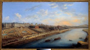 Udsigt over Passy og Chaillot fra Grenelle Maleri af Charles Grevenbroeck (? -1758) 1743 Søn. 0,68x1,24 m Paris, musee carnavalet - Udsigt over Passy og Chaillot fra Grenelle. Maleri af Charles Grevenbroeck (? -1758)