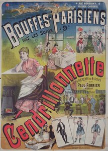 Plakat, der reklamerer for operetten 