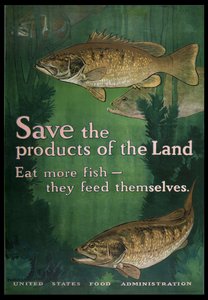 Red landets produkter, spis mere fisk, 1914-18