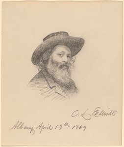 Portræt af kunstneren Asa W. Twitchell af Charles Loring Elliott
