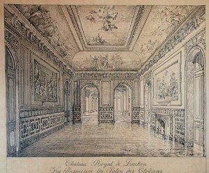 Salon des Clodions ved det kongelige palads i Laeken