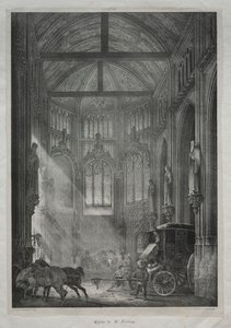 St. Nicholas Kirke, Rouen, 1823. af Charles Louis Lesaint
