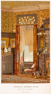 Morning Room 1881, af Tiffany, Charles Louis fra C Harrisons Womans Handiwork in Modern Homes New York 1881 af Charles Louis Tiffany