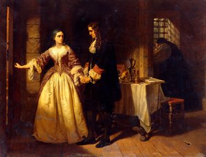 Afskeden mellem Lord William og Lady Rachel Russell i 1683