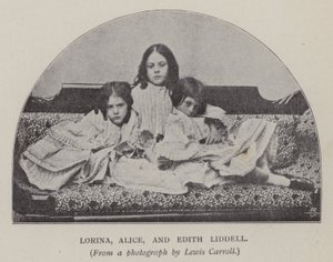 Lorina, Alice og Edith Liddell (s/h-billede)