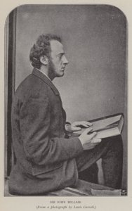 Sir John Millais (s/h foto) af Charles Lutwidge Dodgson