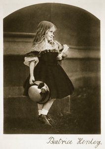 Beatrice Henley, september 1862 (sepiafoto) af Charles Lutwidge Dodgson