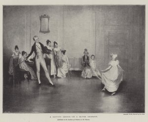 En danselektion af Charles MacIvor or MacIver Grierson