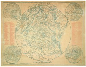 Et hundrede og halvtreds miles omkring Richmond af Charles Magnus