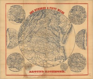 Et hundrede og halvtreds miles omkring Richmond. 9. udg. af Charles Magnus