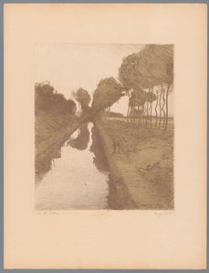 To vandrere langs en kanal Landskaber (serietitel) Suite des Paysages (serietitel)