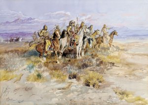 Indian Scouting Party, 1897 af Charles Marion Russell