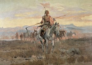 Stjålne Heste af Charles Marion Russell