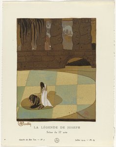 Gazette du Bon Ton, 1914 - nr. 7: The Legend of Joseph / Scene fra anden akt af Charles Martin