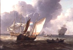Hollandske tremestere og lille håndværk i en dønning