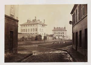 Barriere dItalie, fra rue Gerard, Paris, 1858-78 af Charles Marville