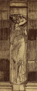 [ Detalje af nymferne af Jean Goujon] / [Nymfe, De uskyldiges springvand, Paris]. af Charles Marville