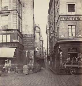 Rue Mondetour, fra Rue Rambuteau, 1860
