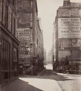 Rue Saint-Jacques af Charles Marville