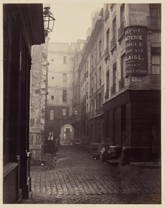 „Rue au Lard“, Paris af Charles Marville
