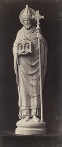 Statue fra Louvre (albumin sølvtryk) af Charles Marville