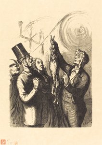 Verdensudstillingen: Filthattemageren af Charles Maurand after Honoré Daumier
