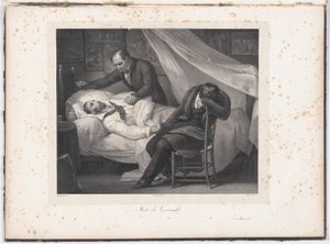 Gericaults død af Charles Maurin