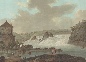 Falls of Schaffhausen, ca. 1784 af Charles Melchior Descourtis