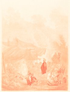 Noce de Village Village Bryllup, 1785. af Charles Melchior Descourtis