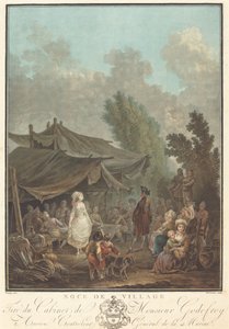 Noce de Village Village Bryllup, 1785.