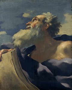 Hovedet af en profet, ca. 1627-35 (olie på lærred)