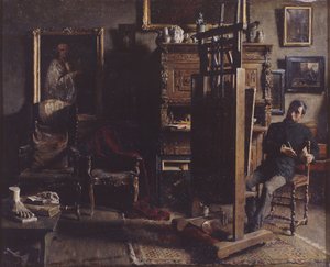 Atelier af maleren Jules Lambeaux