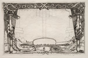En rejse til New Zealand (1842-1846): Forside af Charles Meryon