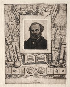 Armand Gueraud af Nantes, Bogtrykker og Bogstavmand, 1862. af Charles Meryon