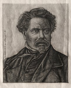 Benjamin Fillon, Bogstavernes mand, 1862. af Charles Meryon