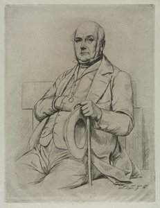 Casimir Le Conte, 1856. af Charles Meryon