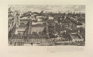 College Henri IV eller Lycée Napoléon, 1863-64. af Charles Meryon