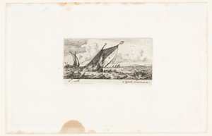 Haarlem Boats i Amsterdam af Charles Meryon