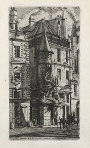 Hus med et tårn, rue de la Tixéranderie, Paris
