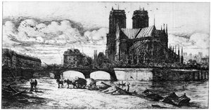 LAbside, c1841-1868 1924 af Charles Meryon