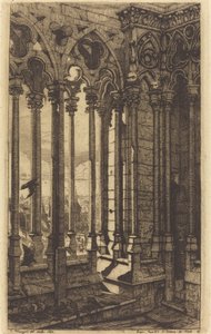 The Gallery of Notre Dame, Paris (The Gallery of Notre Dame, Paris) af Charles Meryon