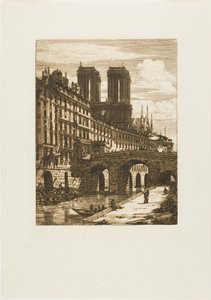 Den Lille Bro, Paris af Charles Meryon